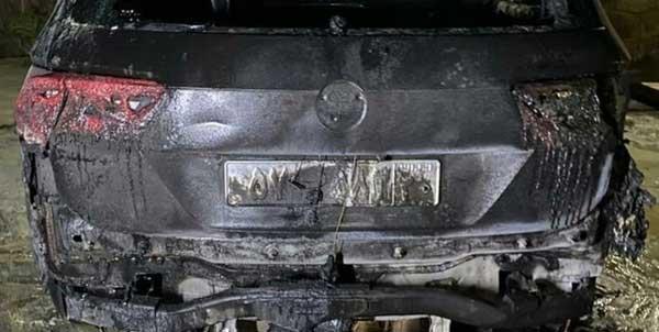تهدید به قتل یک خیّر ، اراذل، خودروی وی را به آتش کشیدند