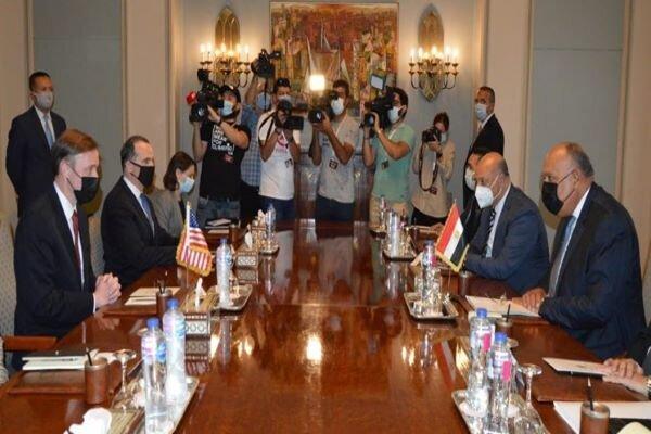 مشاور امنیتی بایدن با رئیس جمهور و وزیر خارجه مصر ملاقات کرد