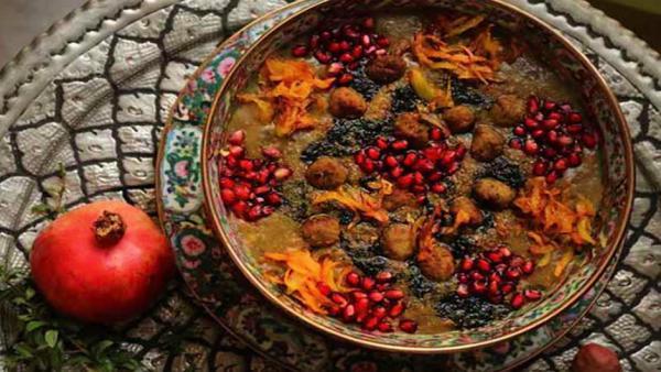 دستور تهیه آش انار شیرازی